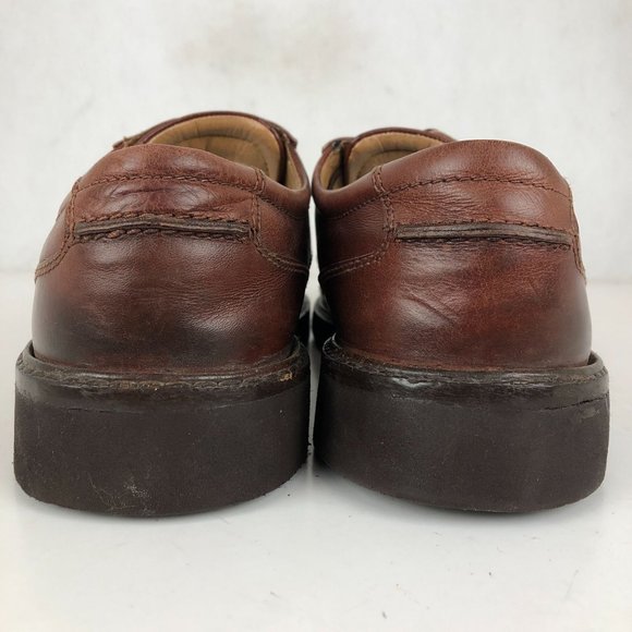 Ecco Men\'s Size 46 (12-12.5) Brown Leather Lace-Up Casual Oxford Dress Shoes main image 10